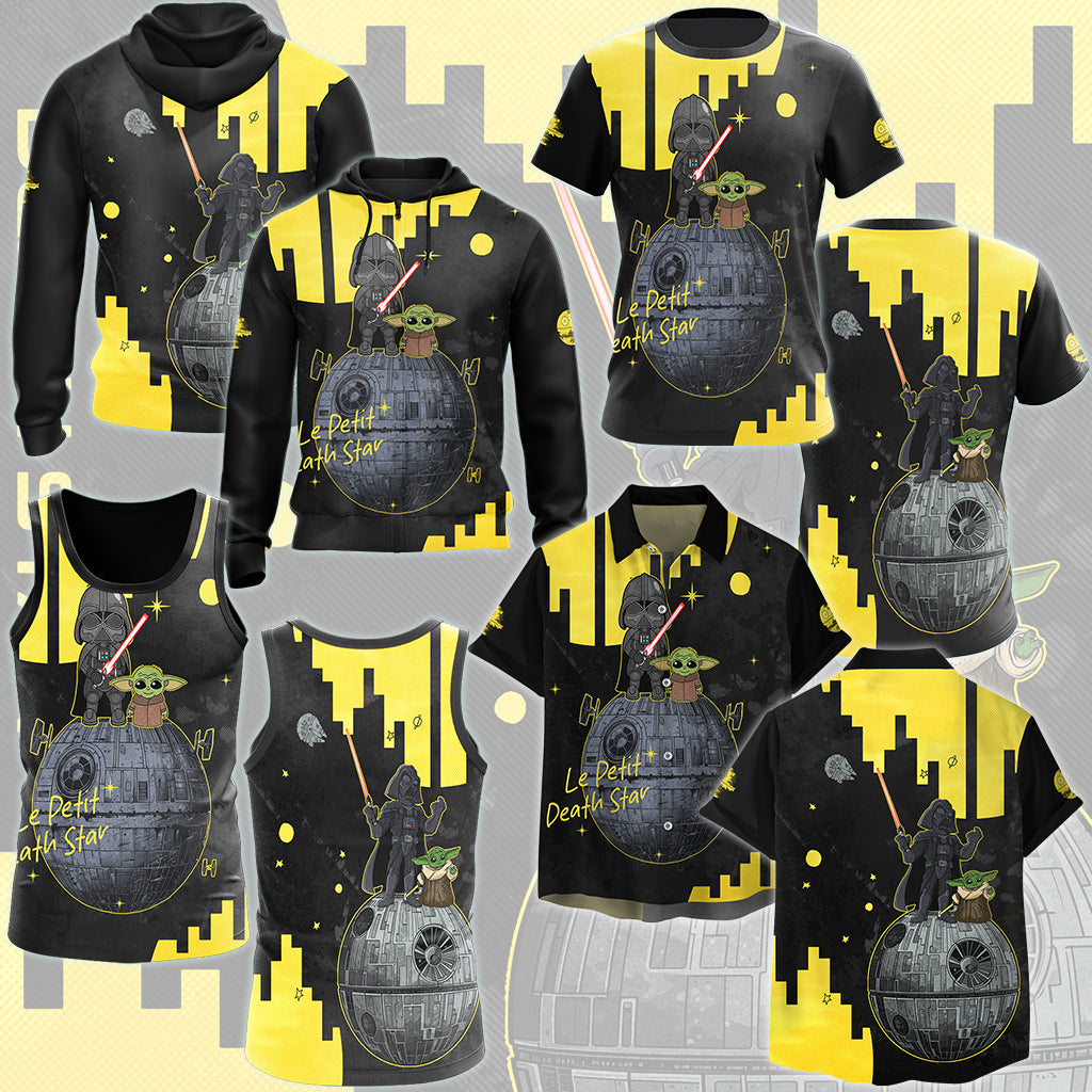 Star Wars Le Petit Death Star Video Game All Over Printed T-shirt Tank Top Zip Hoodie Pullover Hoodie Hawaiian Shirt Beach Shorts Joggers