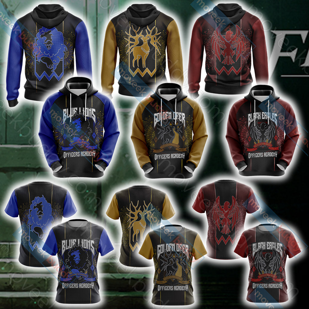 Fire Emblem Three Houses The Black Eagles Unisex 3D T-shirt