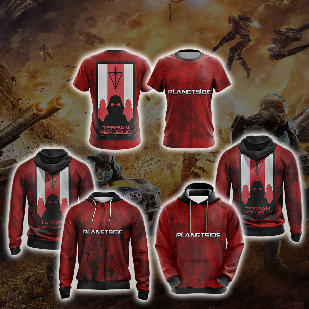 Planetside - Terran Republic Unisex 3D T-shirt