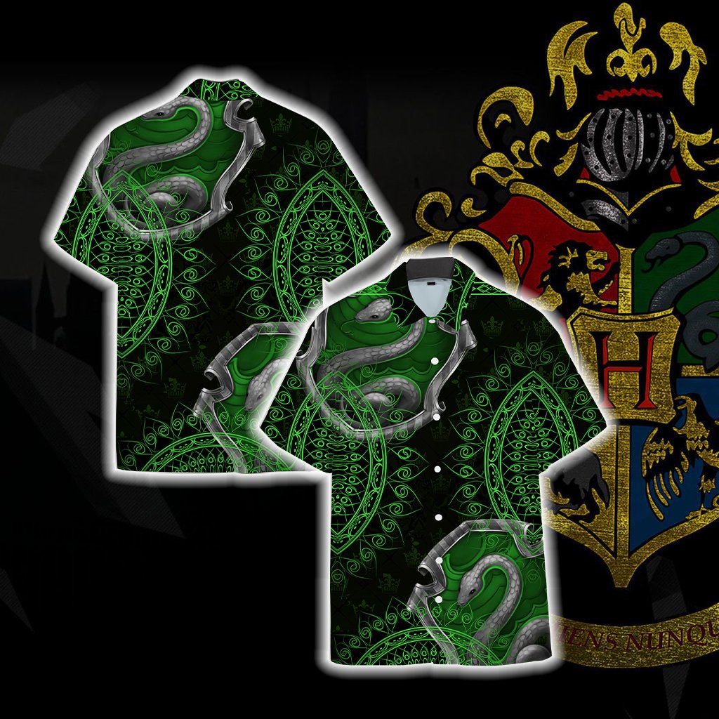 Cunning Like A Slytherin Harry Potter Unisex Hawaiian Shirt