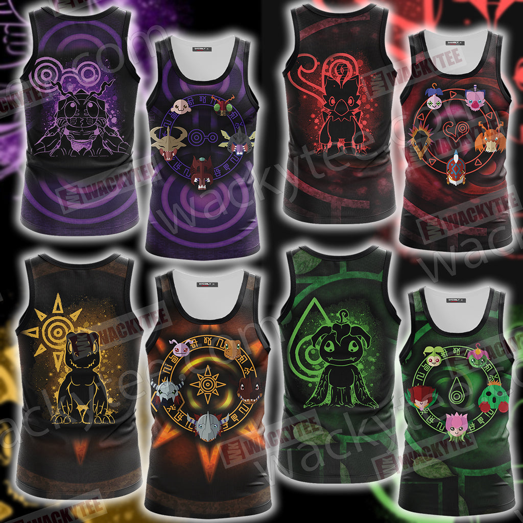 Digimon The Crest Of Light 3D T-shirt
