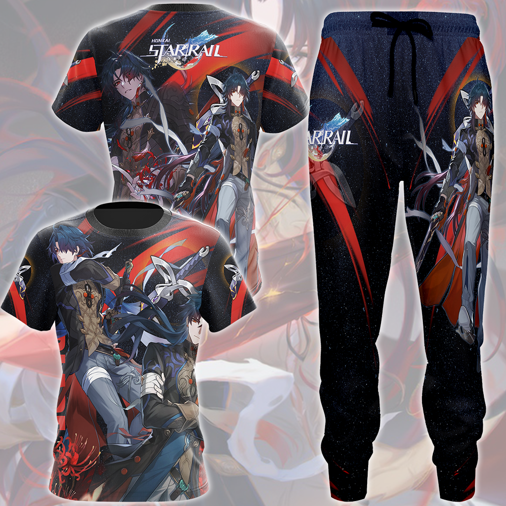 Honkai: Star Rail Blade Video Game All Over Printed T-shirt Tank Top Zip Hoodie Pullover Hoodie Hawaiian Shirt Beach Shorts Joggers