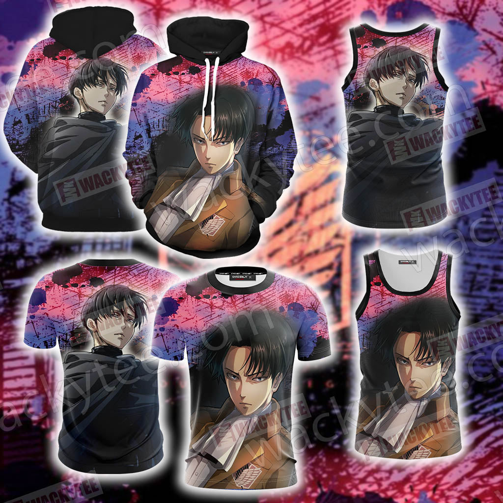 Attack On Titan: Levi New Look Unisex 3D T-shirt