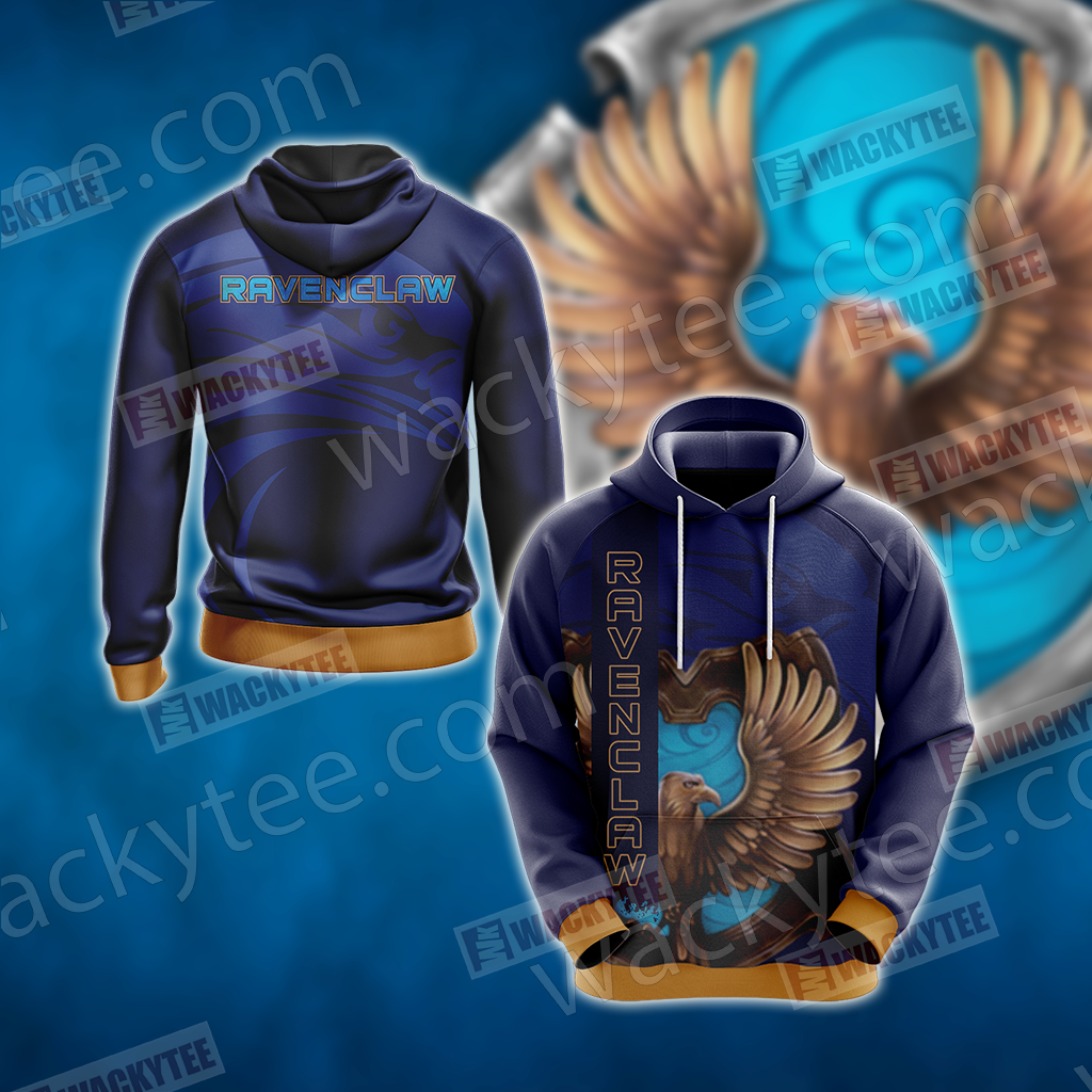 Ravenclaw - The Cleverest Harry Potter Unisex 3D T-shirt Hoodie