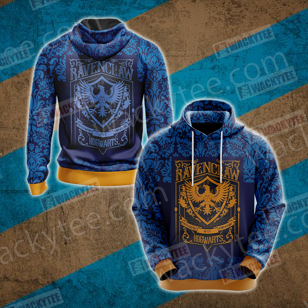 Ravenclaw - The Cleverest Harry Potter New Style Unisex 3D T-shirt Hoodie