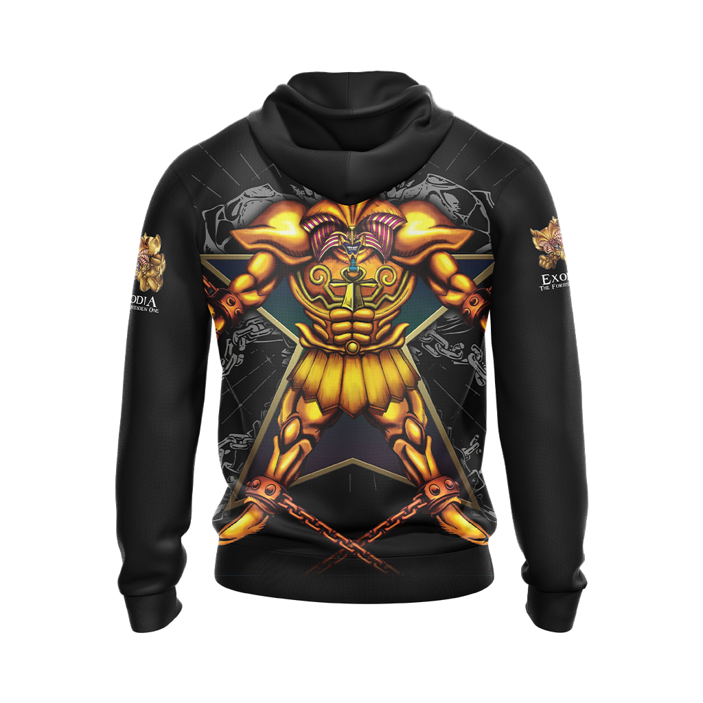 Yu Gi Oh! Exodia The Forbidden Unisex 3D T-shirt Zip Hoodie