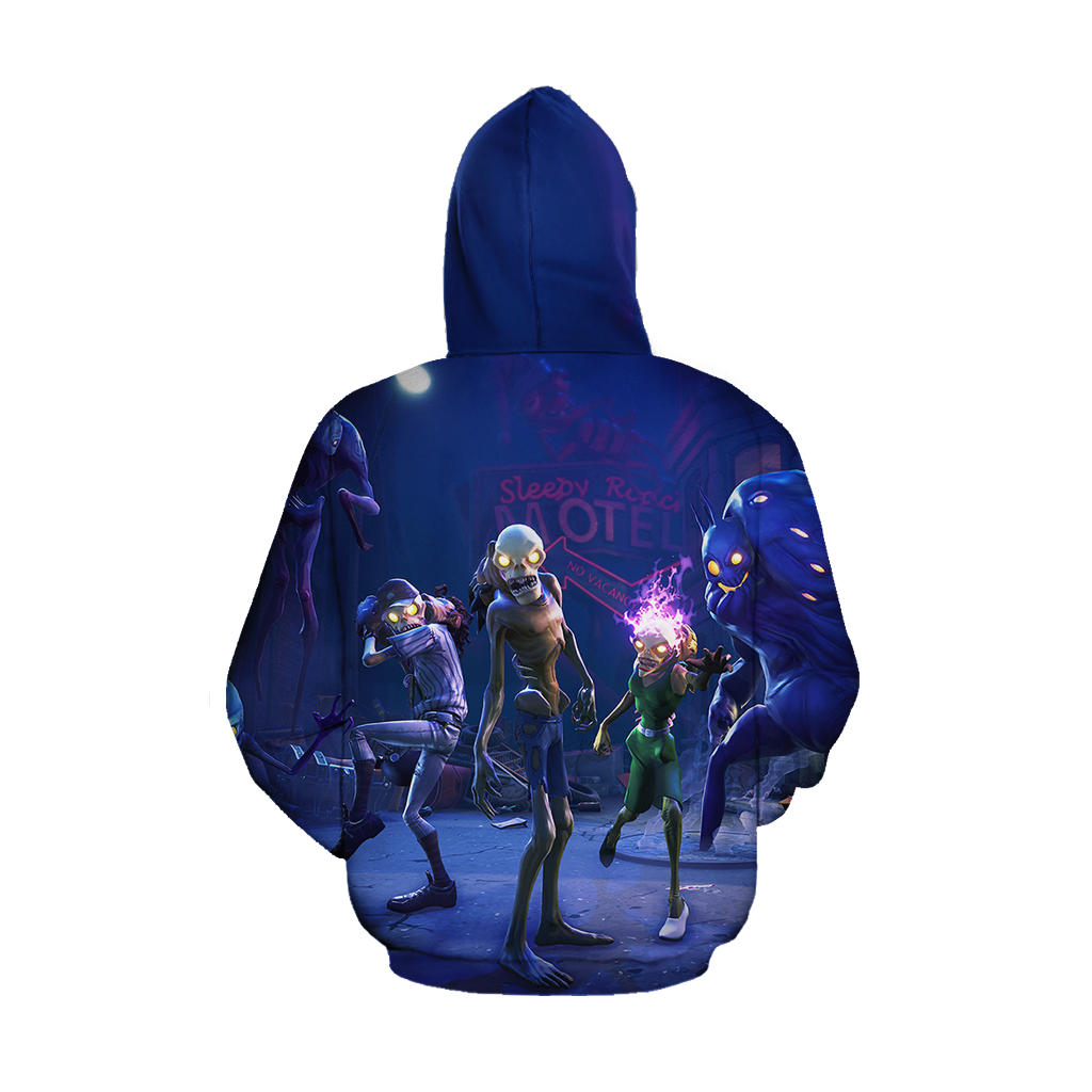 Fortnite Battle Royale Zombies 3D Hoodie