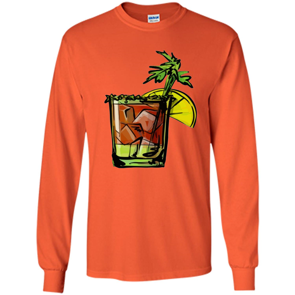 Bloody Mary T-shirt Cocktail Orange