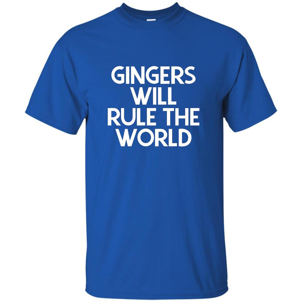 Gingers Will Rule The World T-shirt Royal