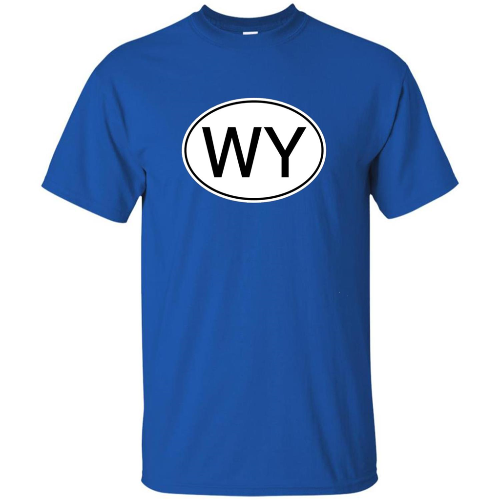 WY Wyoming Abbreviation T-shirt