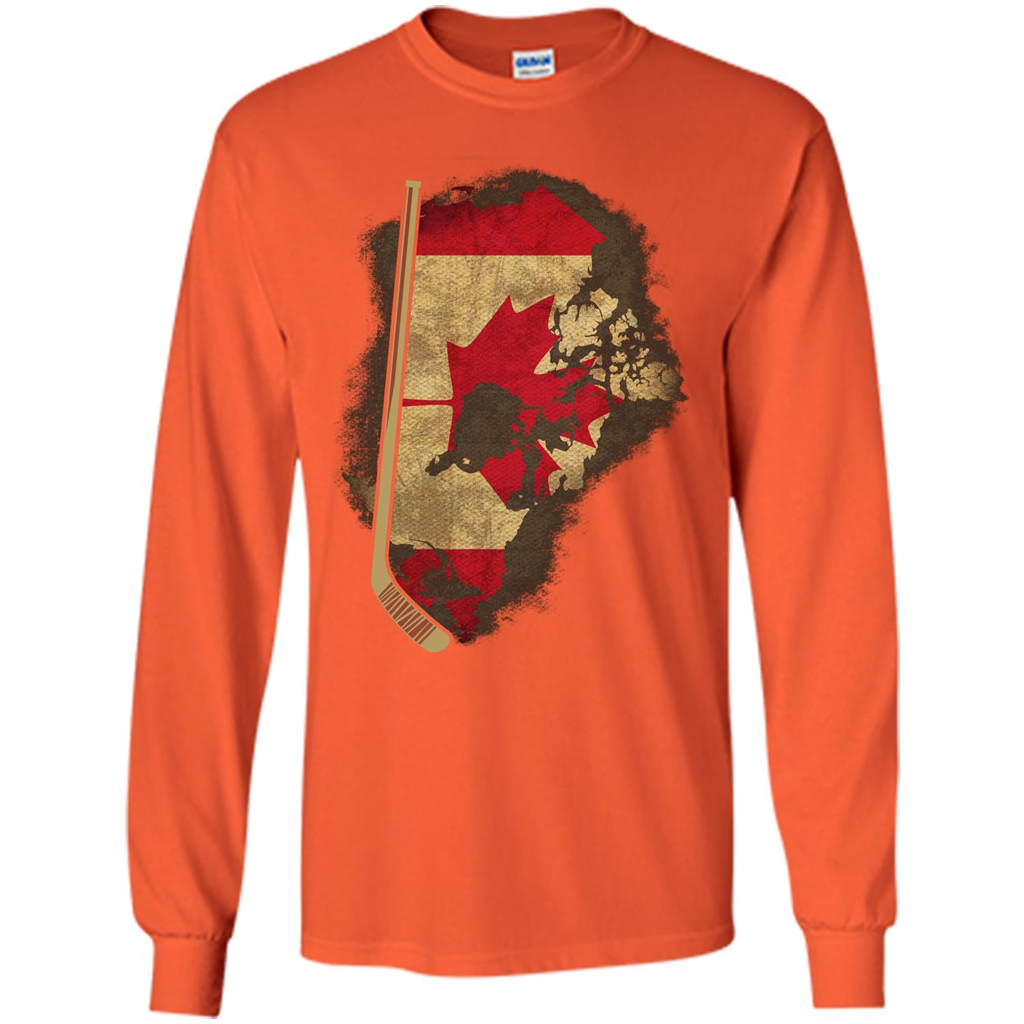 Canada Hockey T-shirt Orange