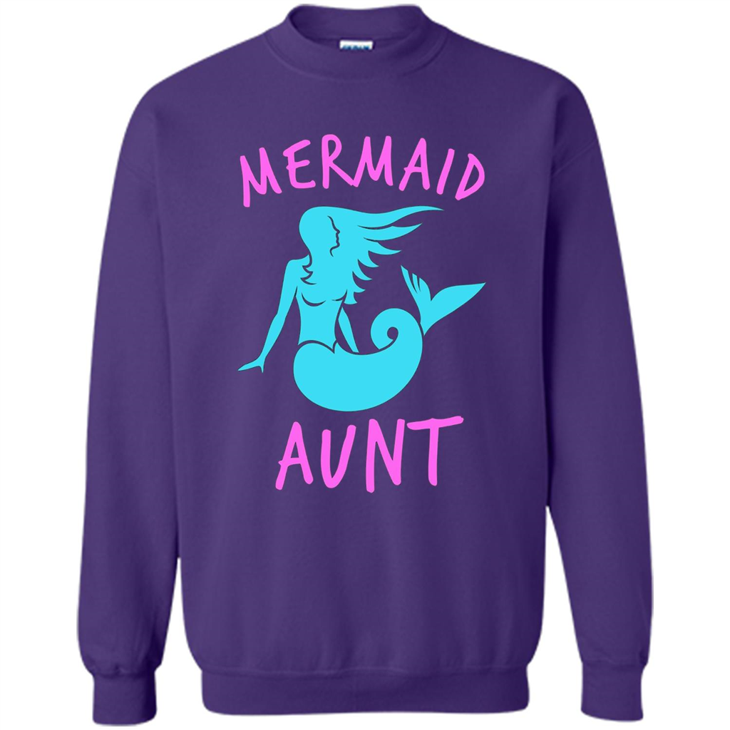 Mermaid Aunt T-Shirt Mermaid T-shirt Orange
