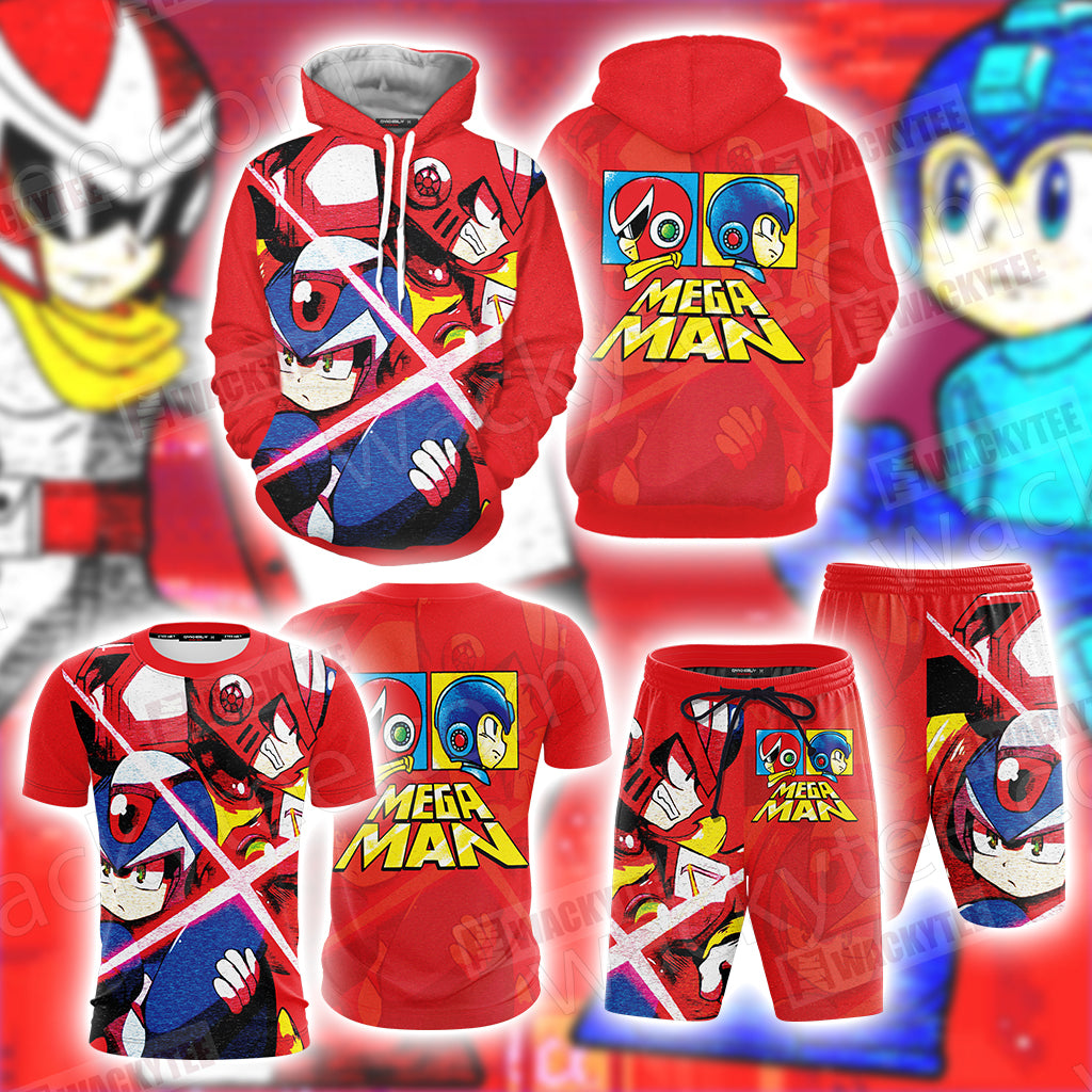 Mega Man - Rockman Unisex 3D Hoodie