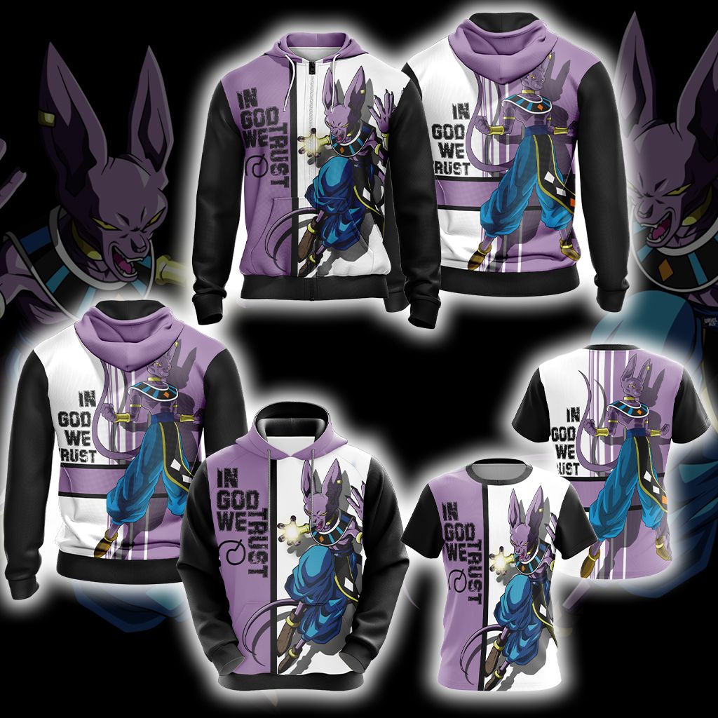 Dragon Ball Z Beerus Unisex 3D Hoodie