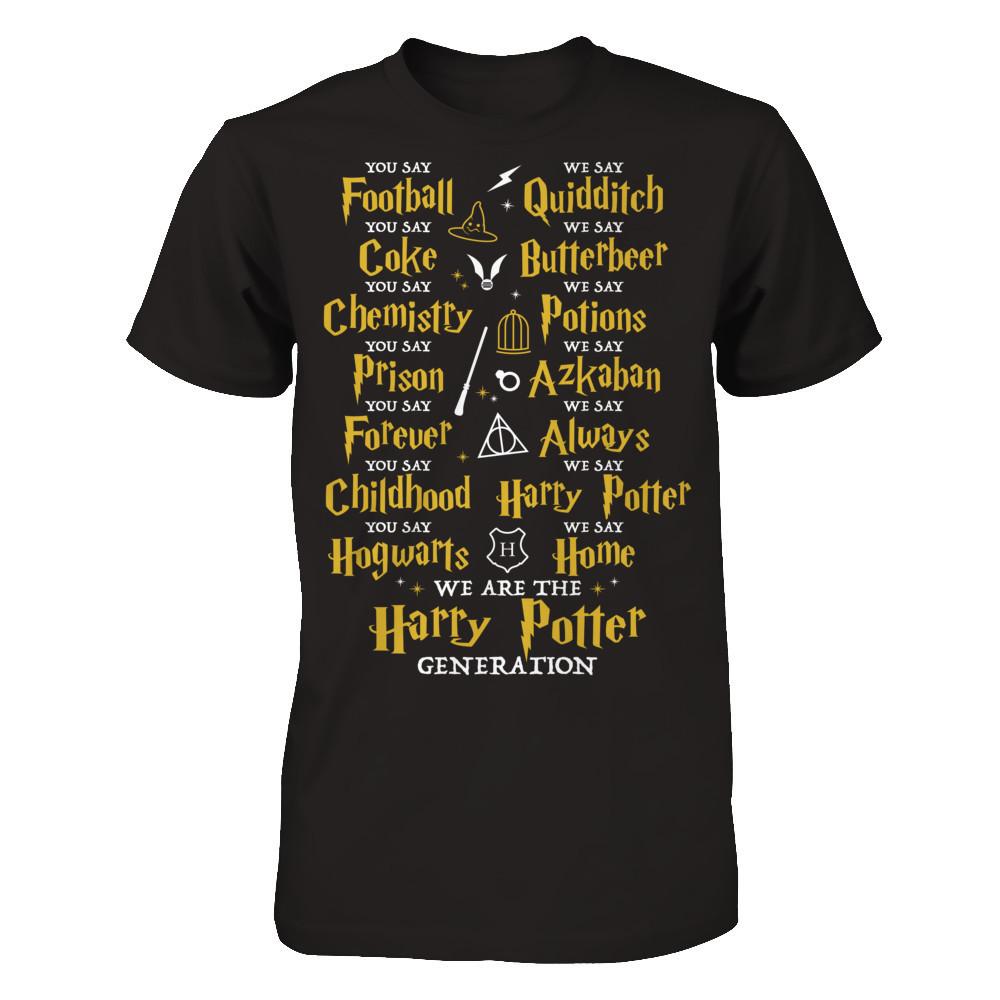 We Are The Harry Potter Generation T-shirt Gildan - Short Sleeve Tee Black
