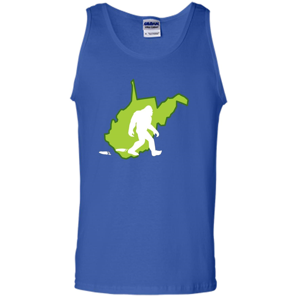 West Virginia State Bigfoot Hunter T-shirt Royal