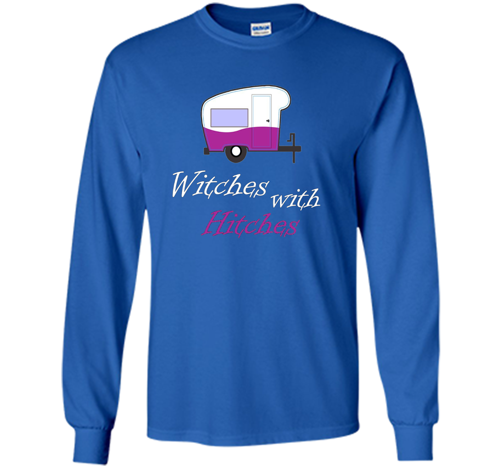 Camping T-shirt Witches With Hitches T-shirt Royal