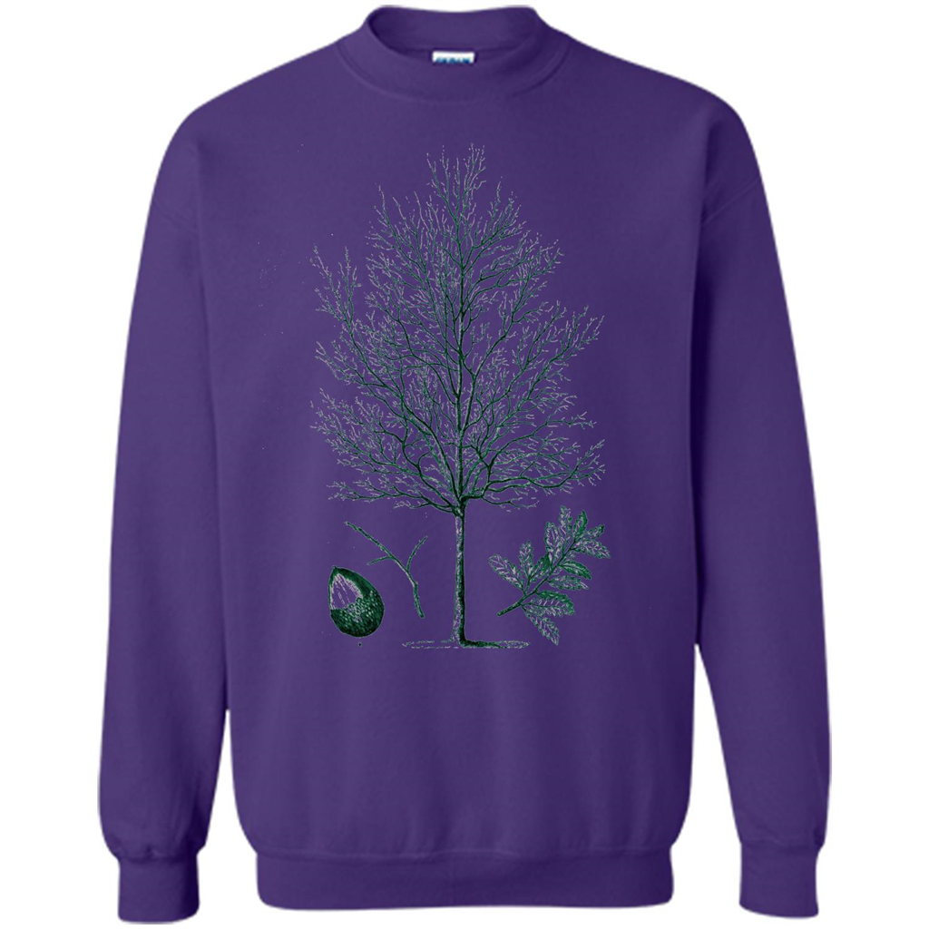 Oak Tree T-Shirt. Tree Acorn Oak Tree T-shirt Orange