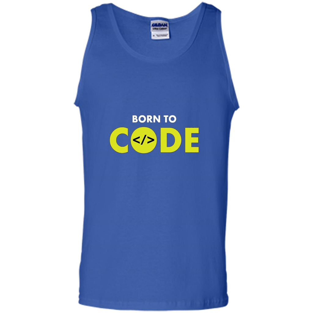 Tshirt for Programmers Born To Code Design Developer Royal