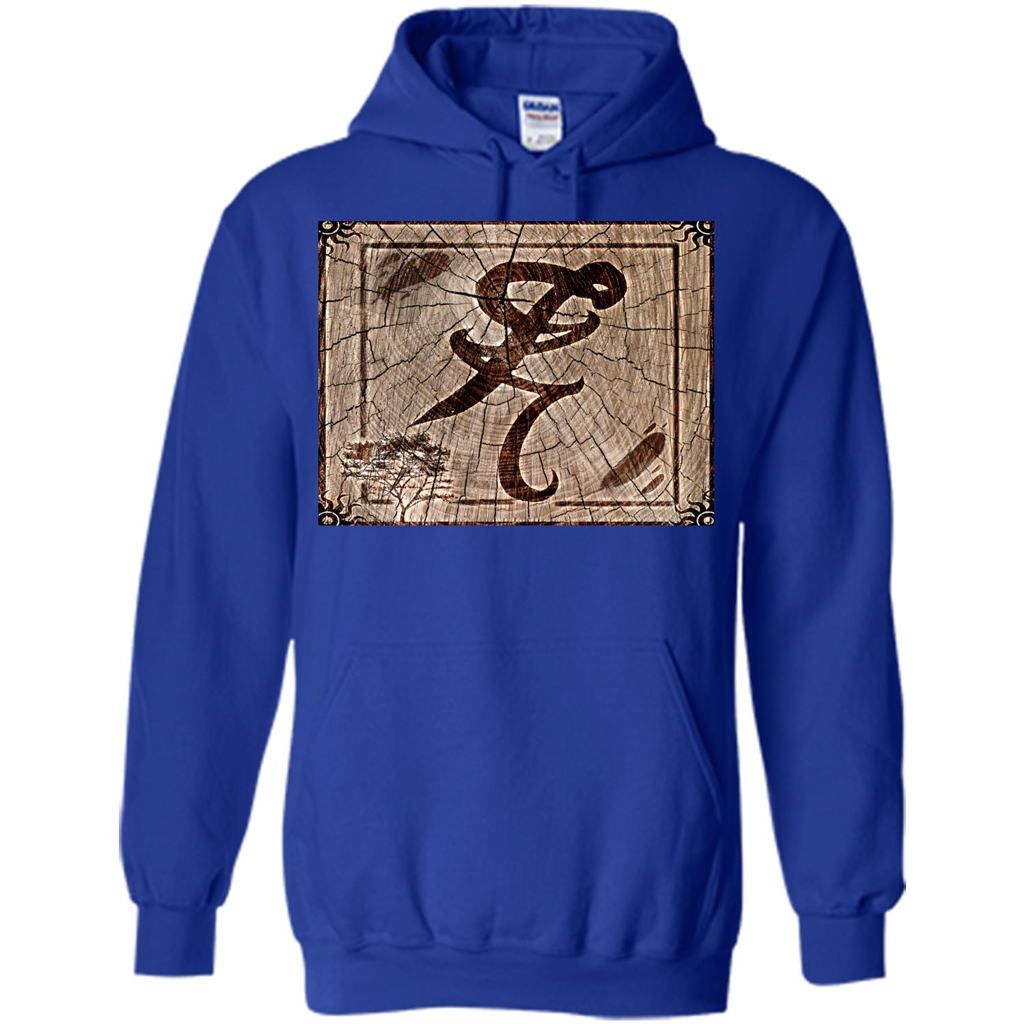 Wood Burned Healing Rune T-shirt Royal