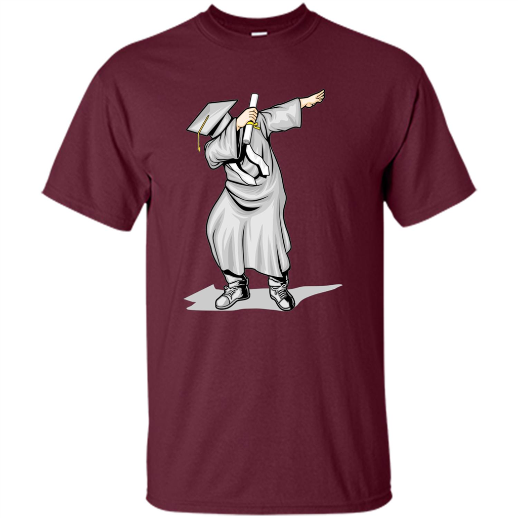 The Dabbing Graduation Class T-shirt Maroon