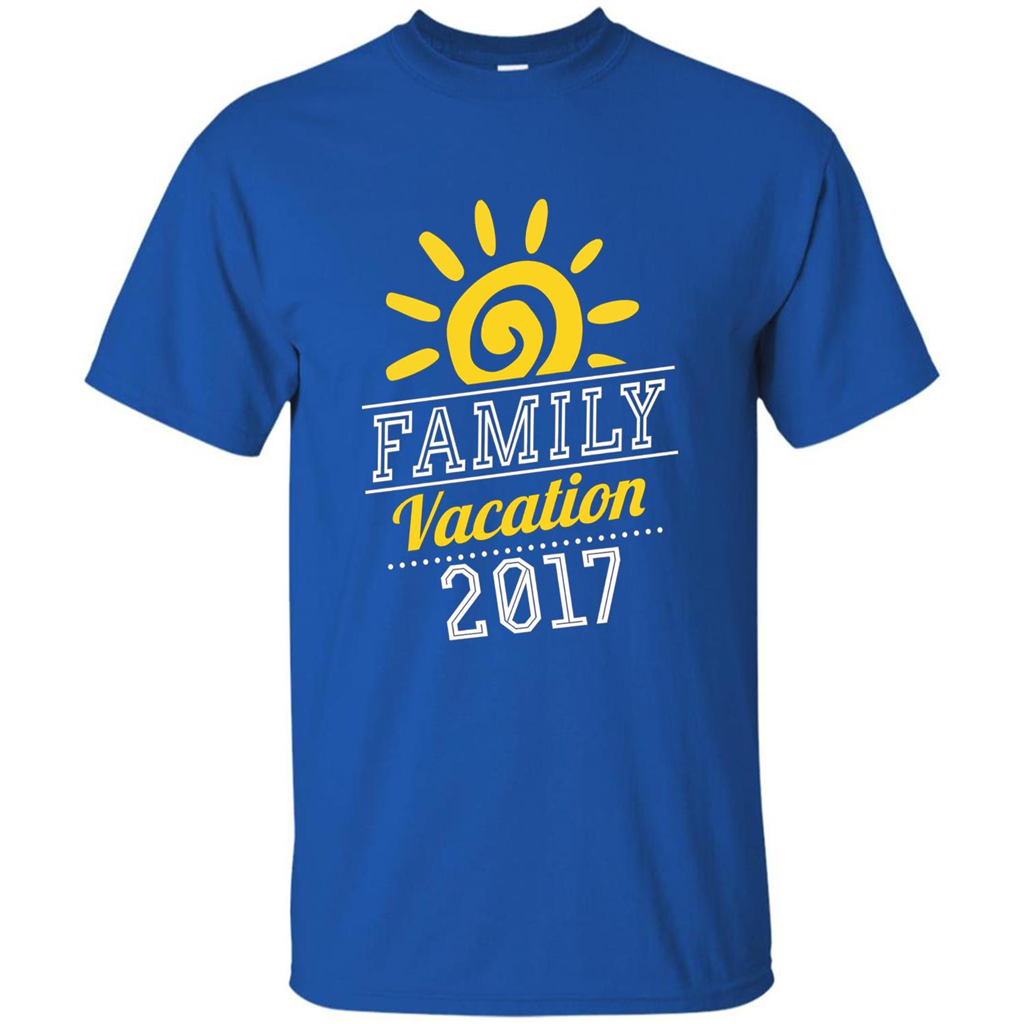 Summer T-shirt Family Vacation 2017 T-shirt Royal