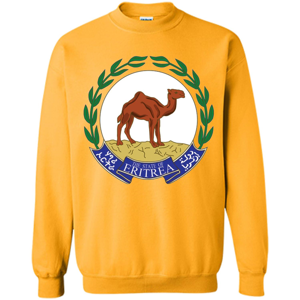 Eritrea Emblem T-shirt National Heritage Pride Gold