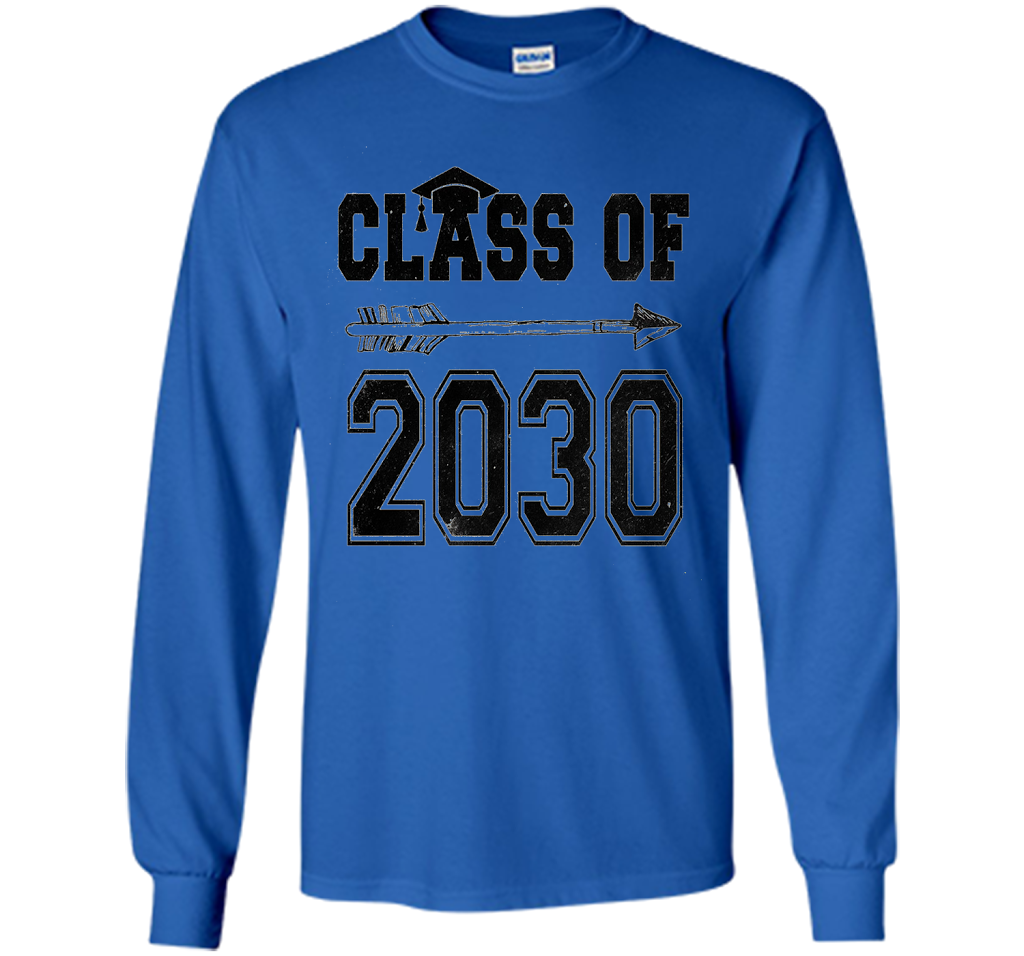 Kindergarten T-shirt Class Of 2030 Kindergarten Style T-shirt Royal