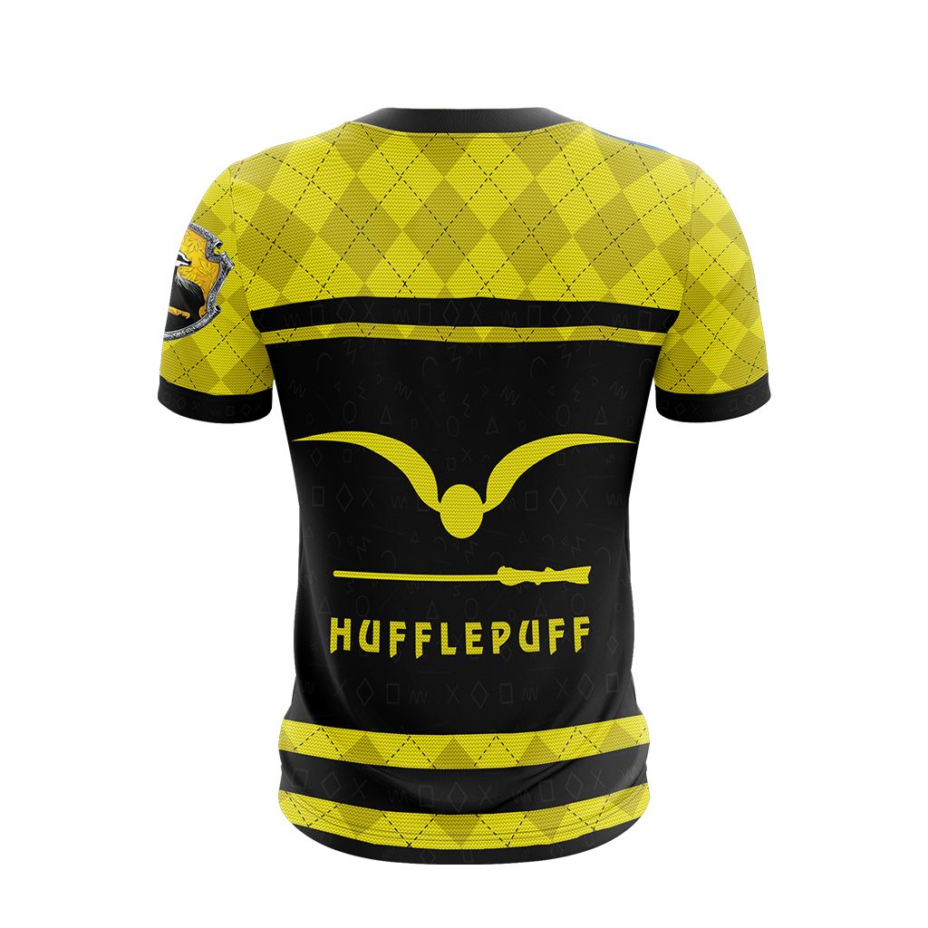 Hufflepuff Quidditch Team Harry Potter New Collection Unisex 3D T-shirt