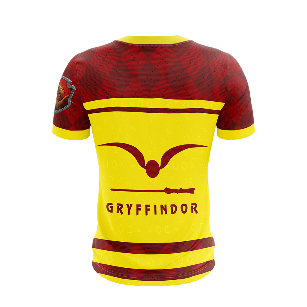 Gryffindor Quidditch Team Harry Potter New Collection Unisex 3D T-shirt