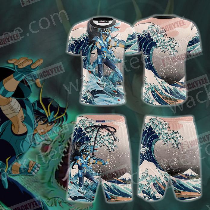 Saint Seiya Dragon Shiryu Beach Shorts