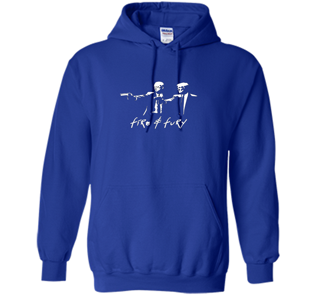 President Trump And General Mattis Fire And Fury T-shirt Royal