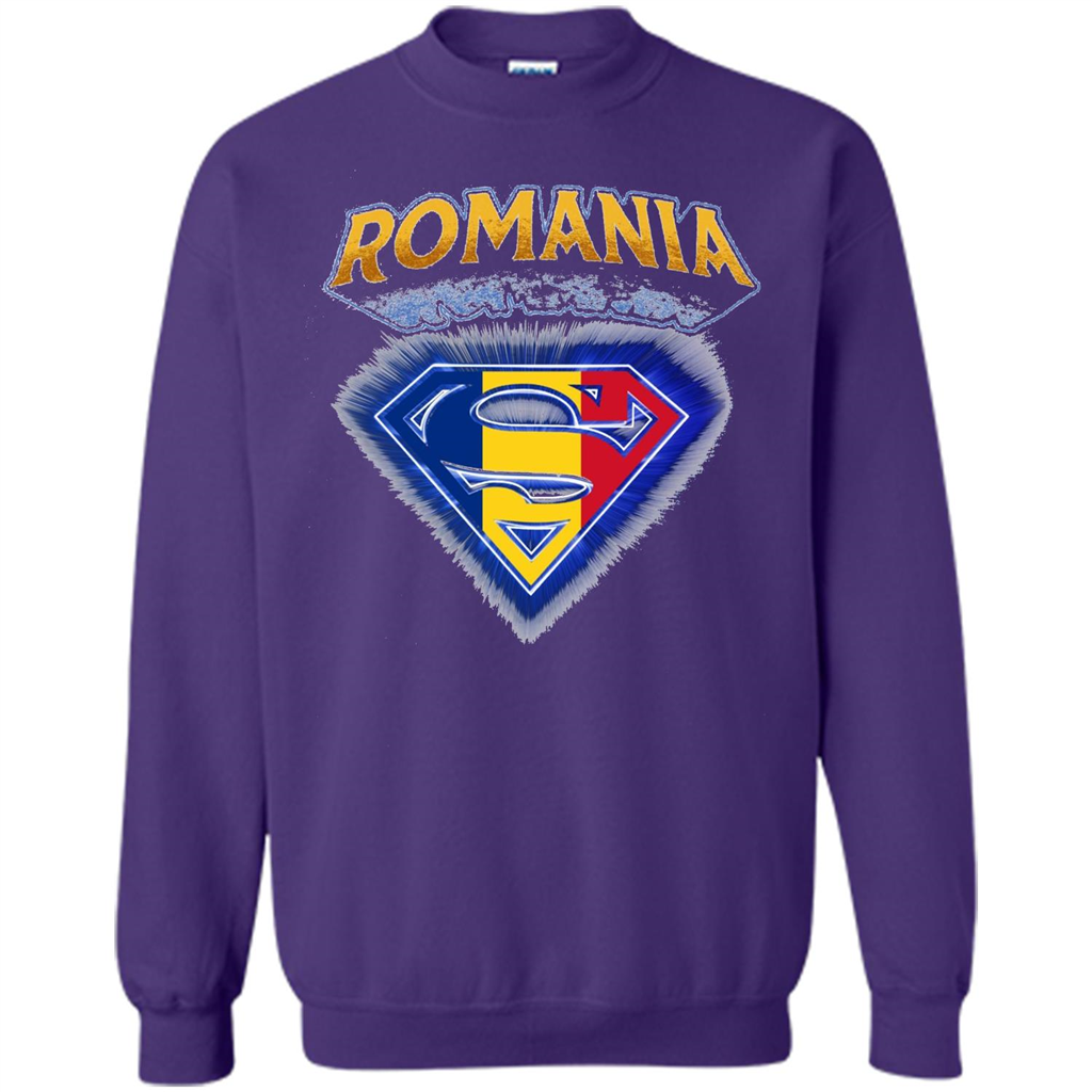 Power From Romania T-shirt Orange