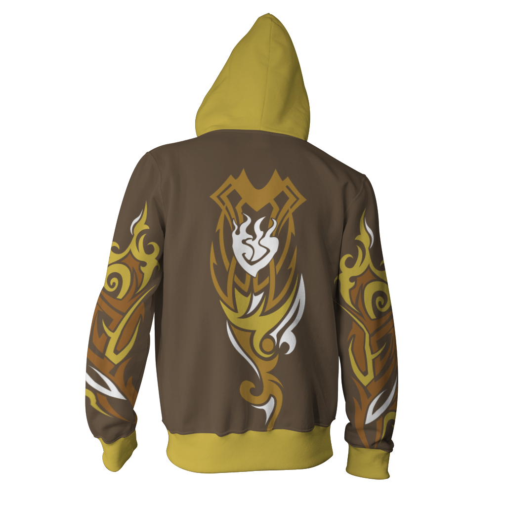 RWBY Yang Xiao Long Symbol Zip Up Hoodie