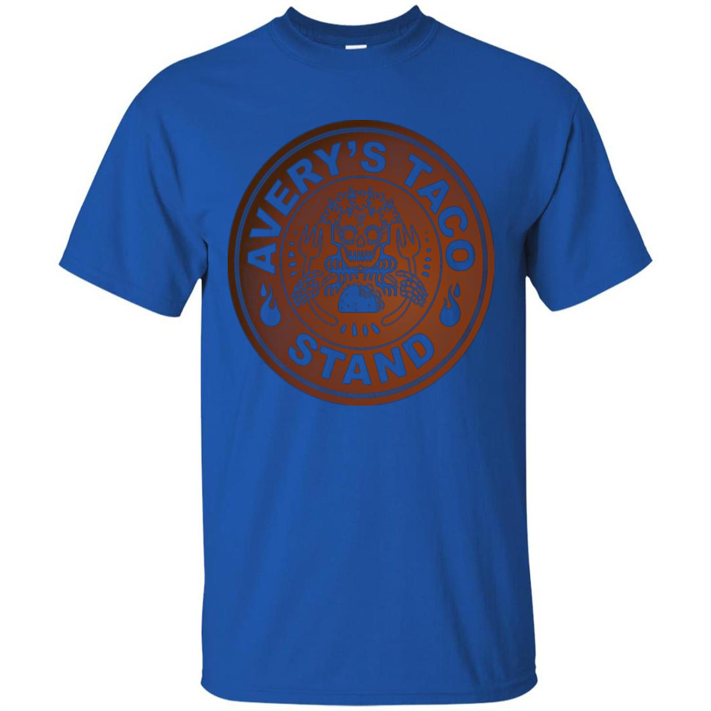 Avery's Taco Stand Bronze T-shirt Royal