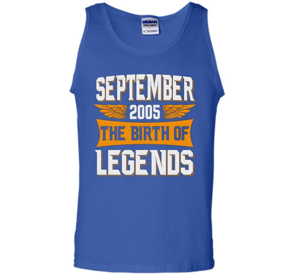 September 2005 The Birth Of Legends - Birthday T-Shirt t-shirt Royal