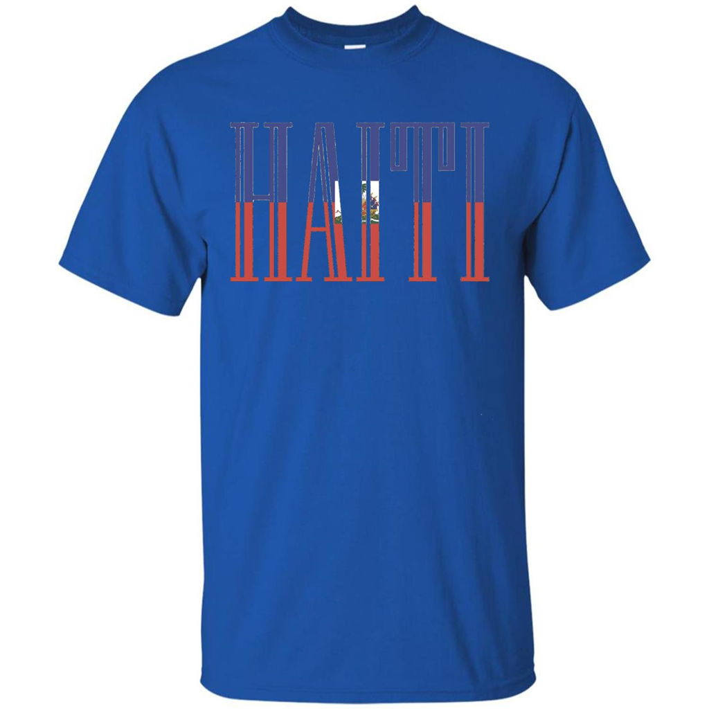 Haiti T Shirt Flag Of Haiti Royal