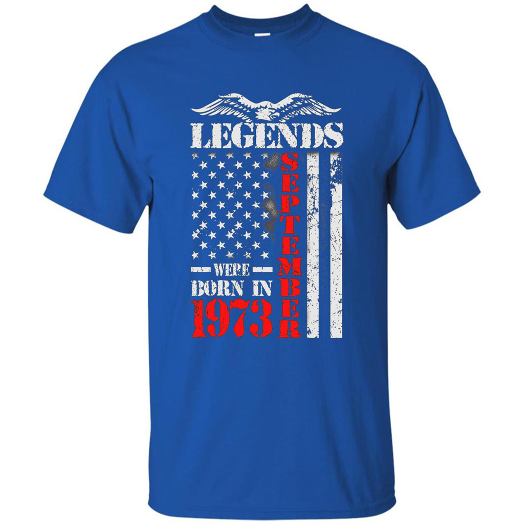 Legends Were Born In September 1973 T-shirt Royal