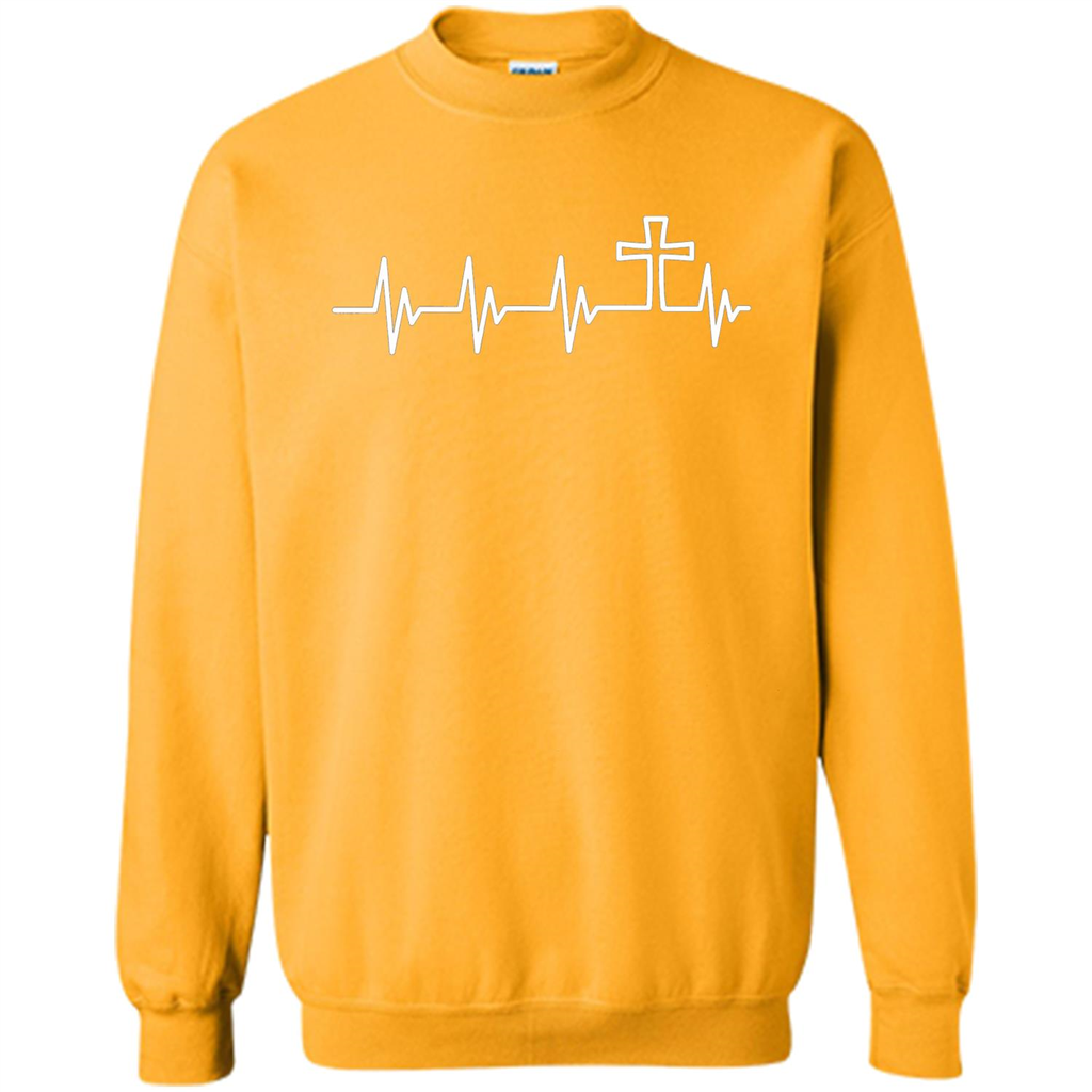 Christian T-shirt Heartbeat Gold