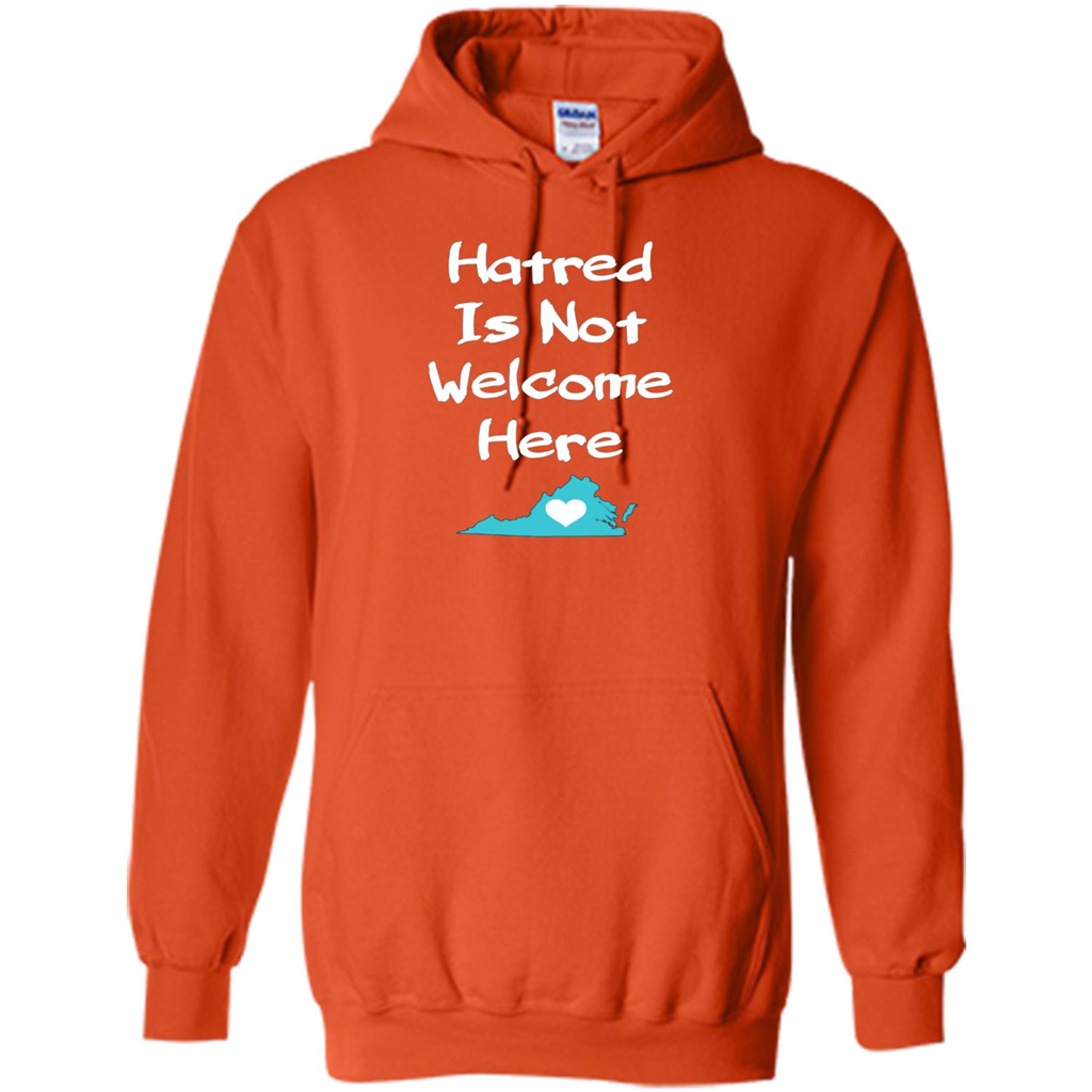 Hatred Is Not Welcome Here T-shirt Orange