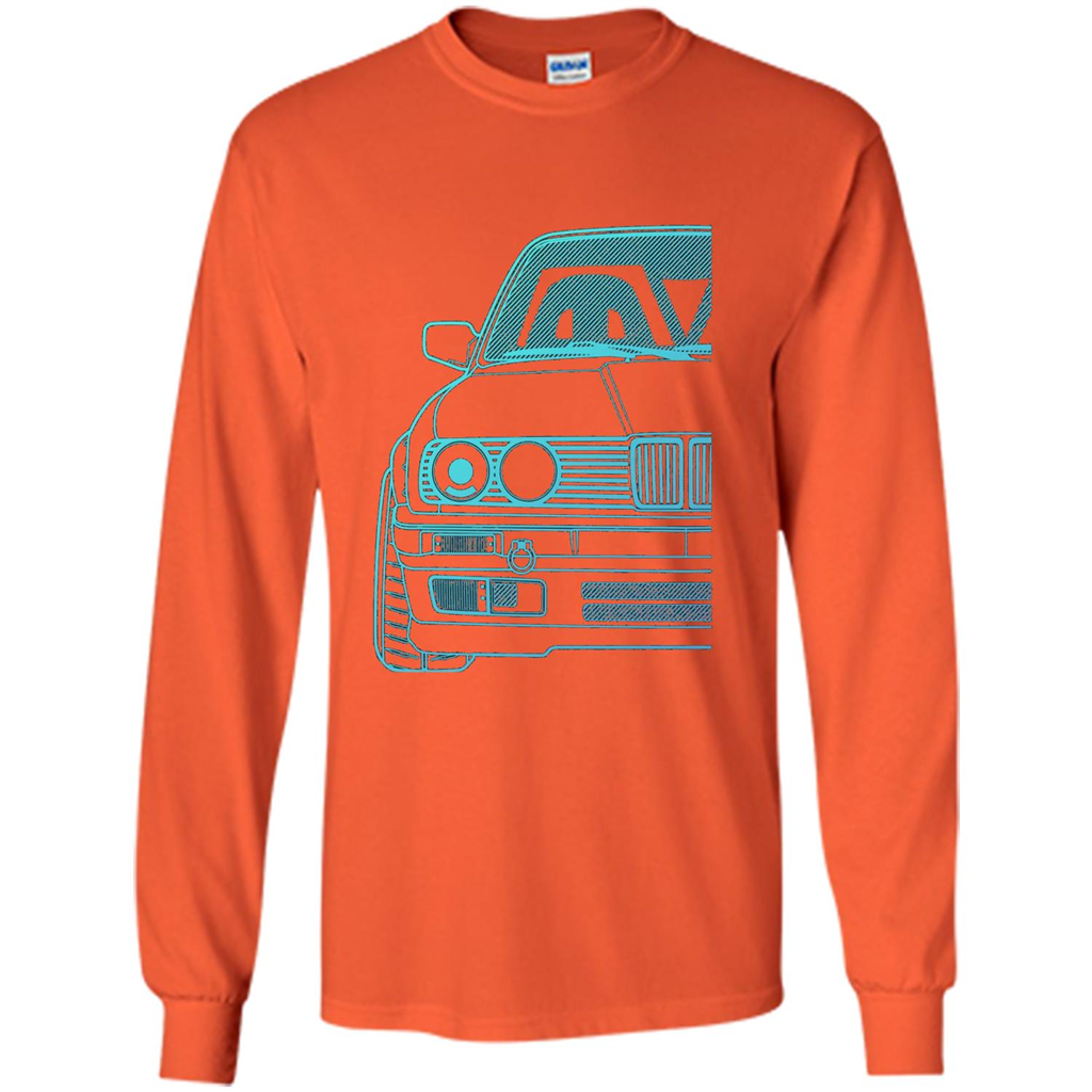Mens Racing. Gradient E30 3 Series T-shirt Orange