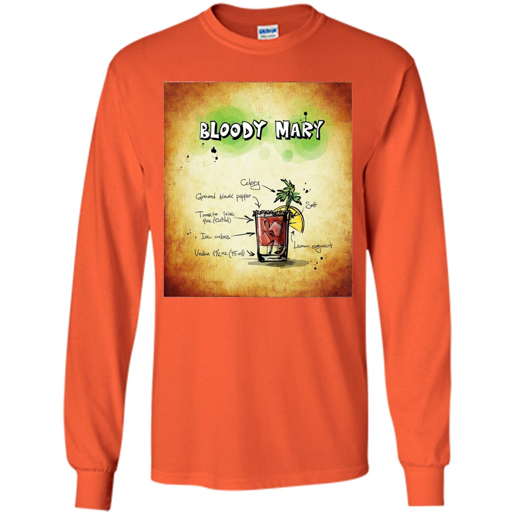 Bloody Mary Drink Recipe Alcohol Liquor Bartender T-shirt