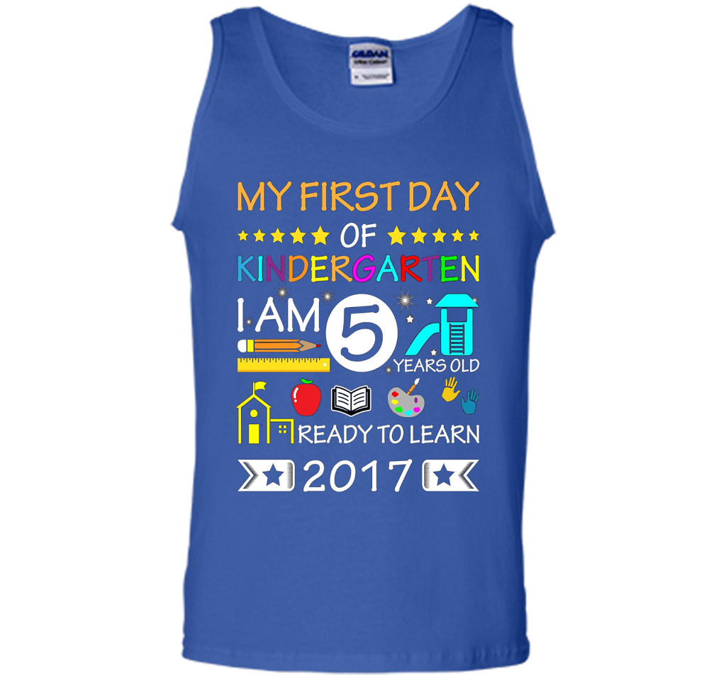 My First Day Of Kindergarten Shirt - Back To School Shirt cool shirt Royal