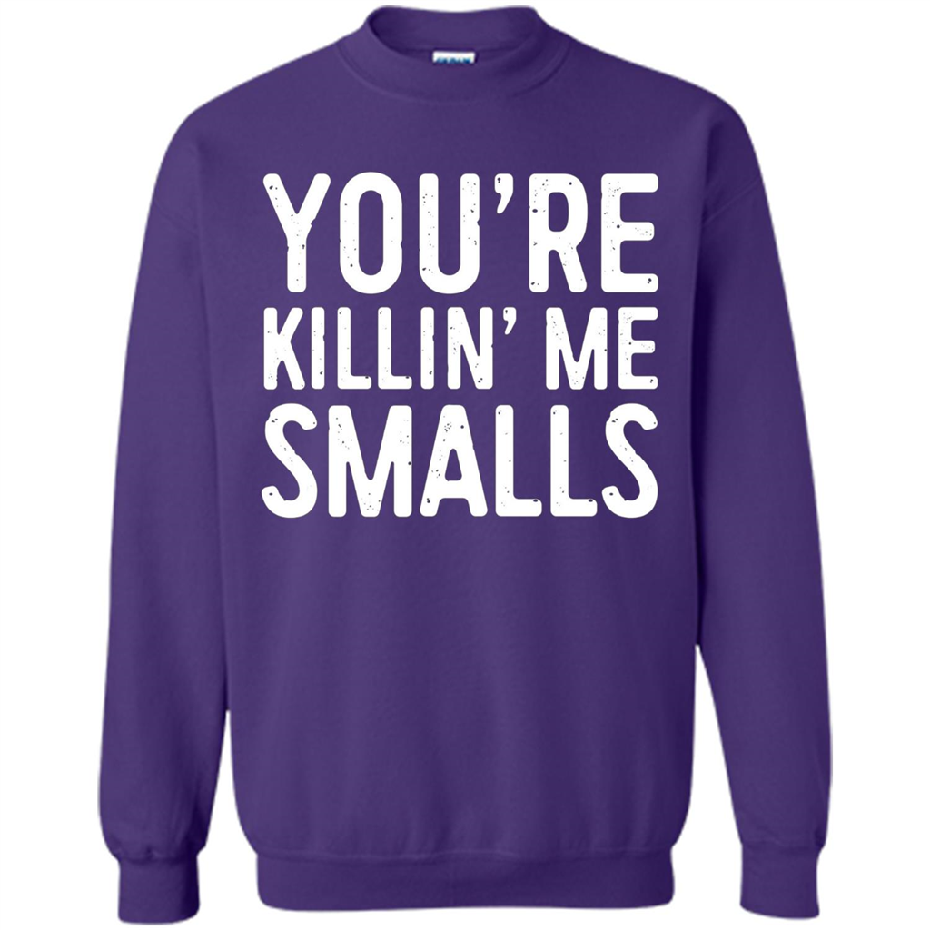 Funny Baseball Gift You're Killing Me Smalls T-shirt Orange