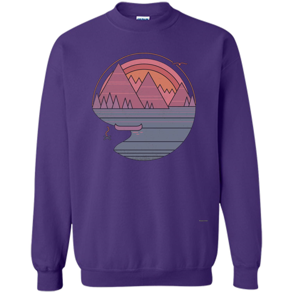 The Mountains Are Calling I Must Go T-shirt Orange