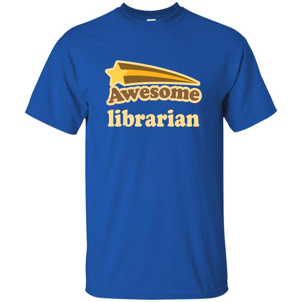 Awesome Librarian T-shirt Royal