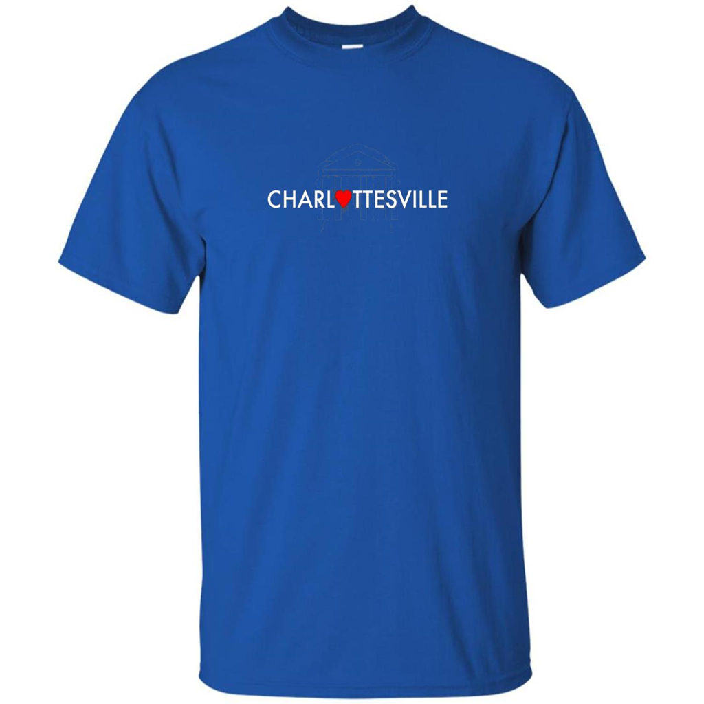 Heart Charlottesville T-shirt Royal