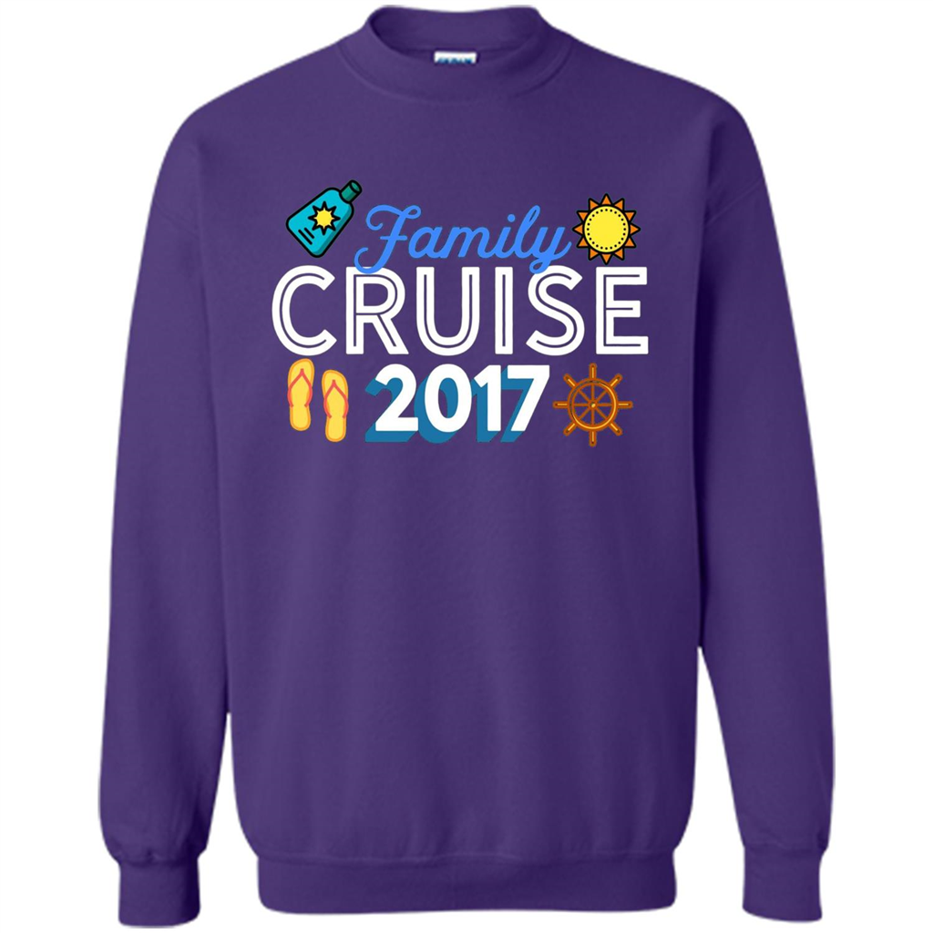 Family T-shirt Family Cruise 2017 Orange