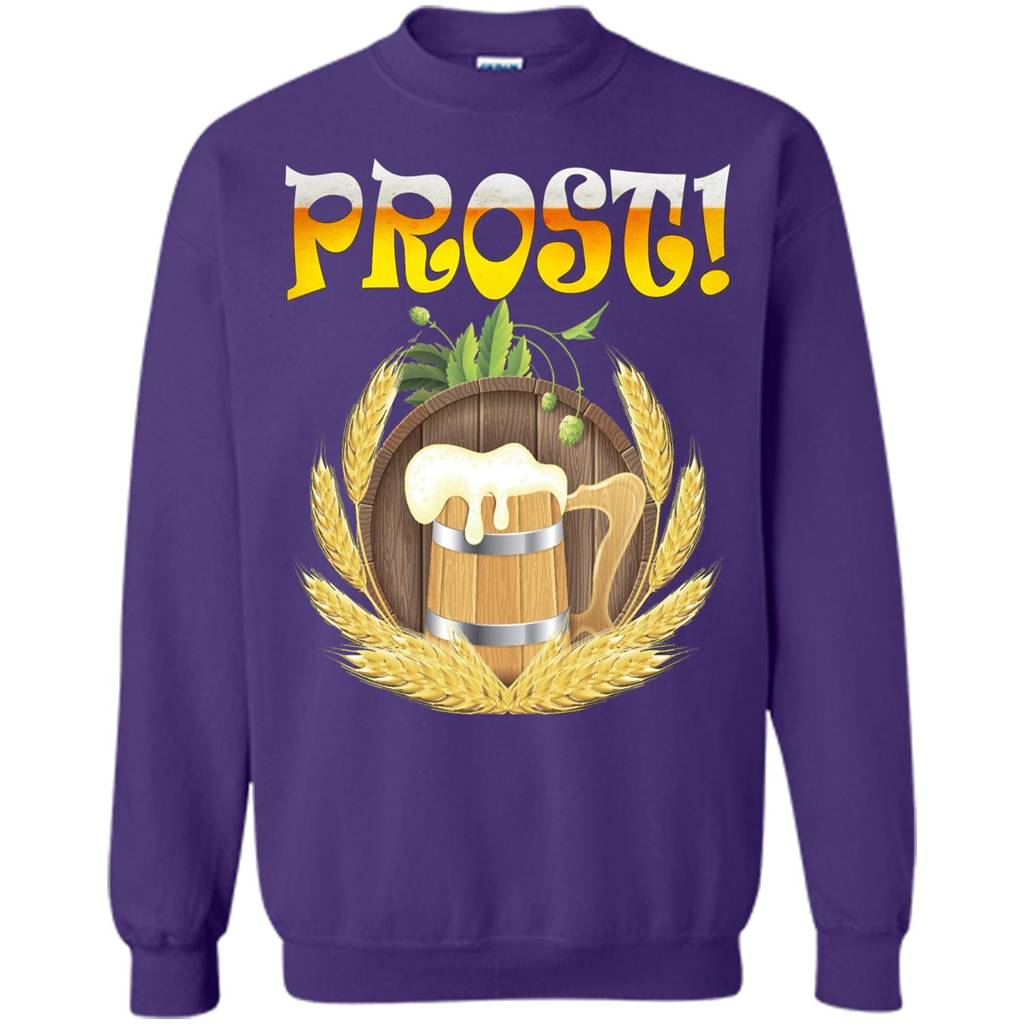 Prost Oktoberfest T-Shirt Cool Beer Festival Gift T-shirt Orange