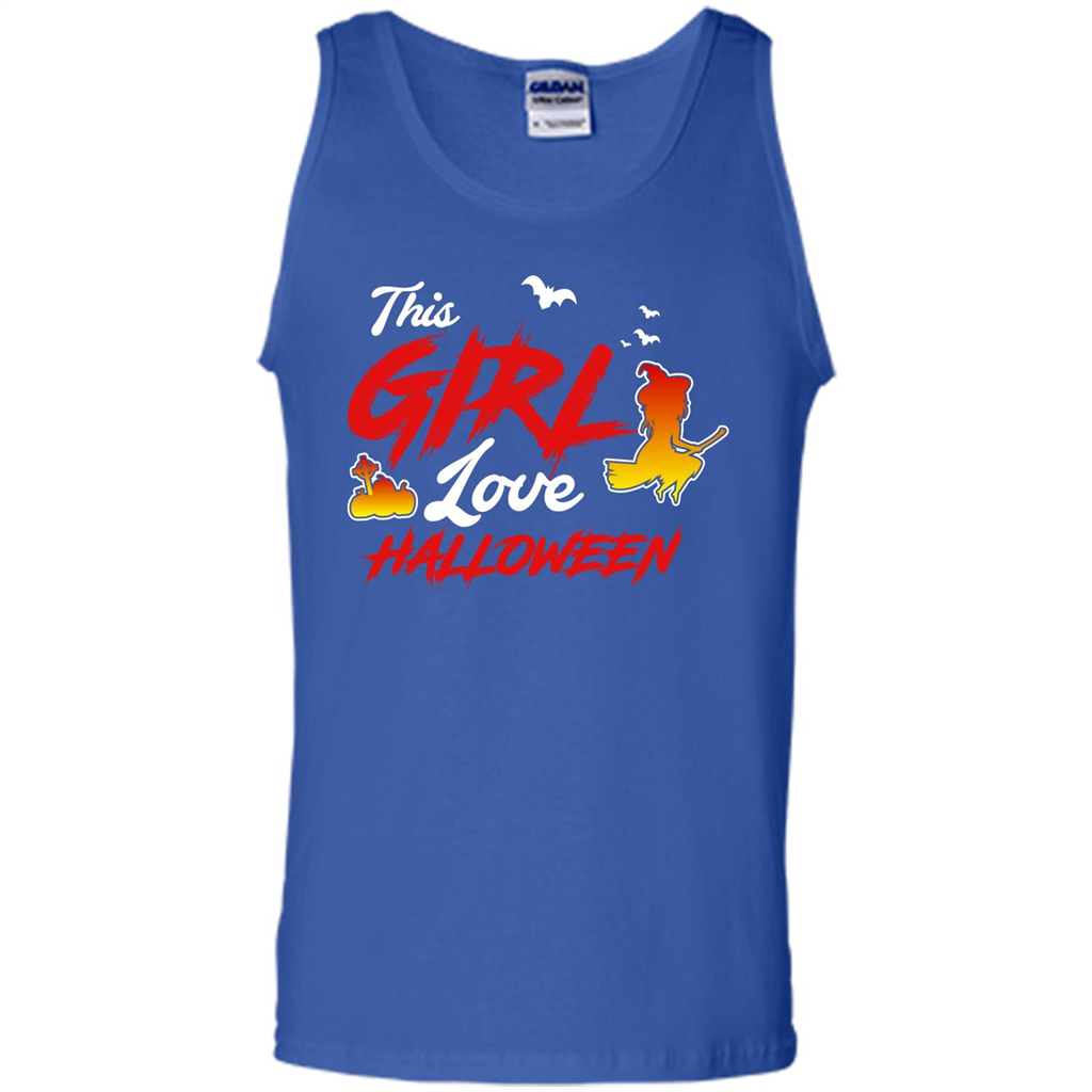 Halloween T-shirt This Girl Love Halloween Royal